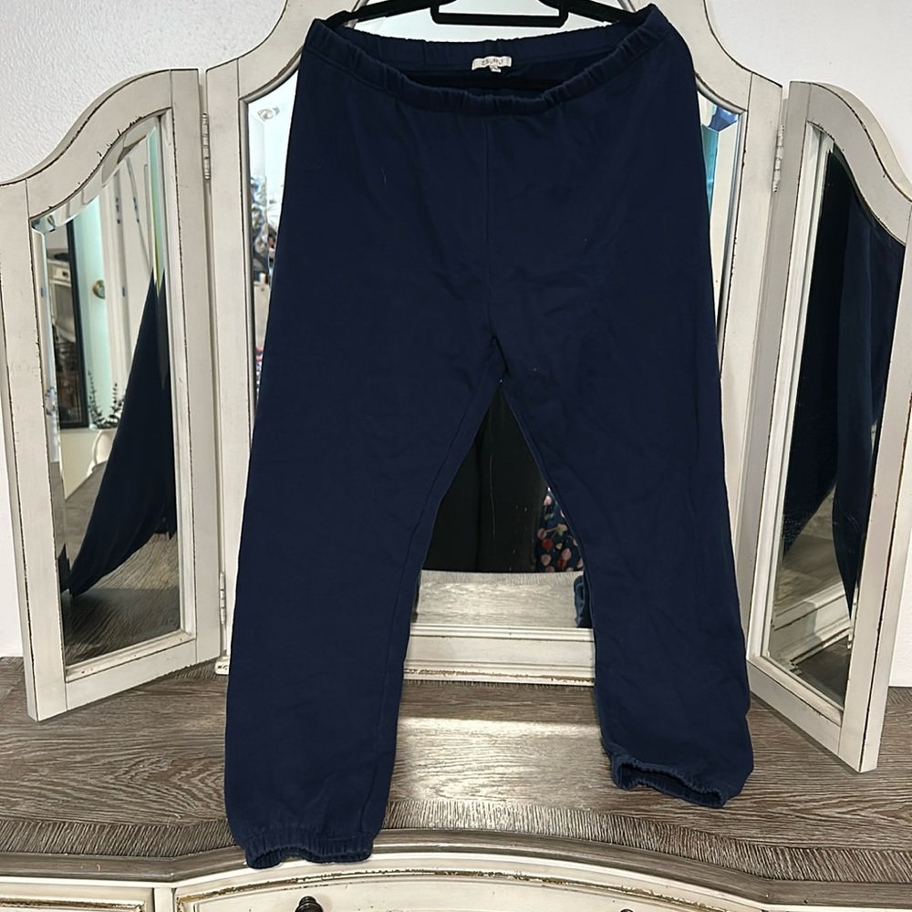 Blue sweatpants